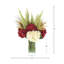 Fall Hydrangea and Heather Arrangement in Decorative Vase