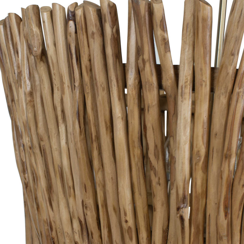  Lustre 4 branches en bois Rhea