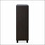 Commode 5 tiroirs Eloy à finition blanche et espresso avec rangement spacieux et fabrication durable pour les chambres modernes