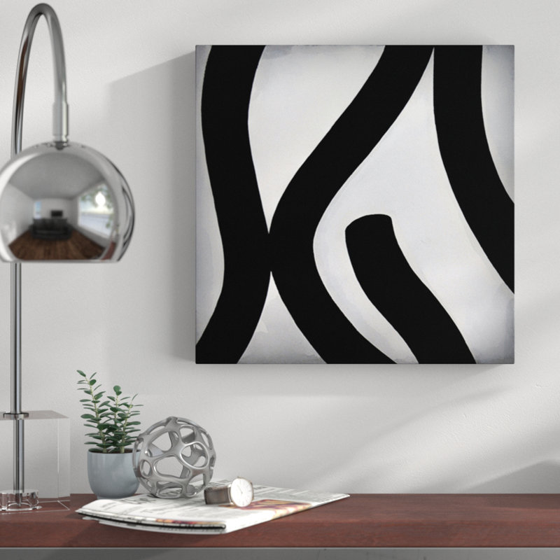 «Curves I» par Norman Wyatt Jr. - Impression sur toile tendue, H 20 po x l 20 po x P 1,5 po
