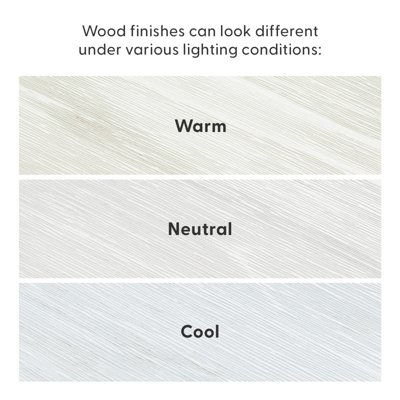 Linzy Modern Wood Bench, White