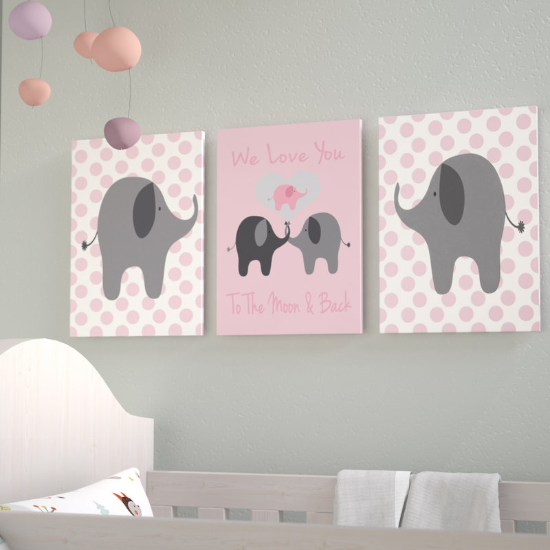 Abernathy Animals 3 - Piece Framed Art