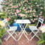 Ensemble bistro 3 pièces de table carrée pliable et chaises-861189390