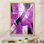 Tachisme mauve cubisme pinceau 4 - Tachisme, art mural