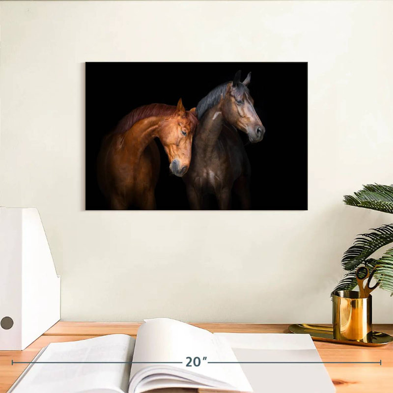 Brampt Horse Duo, 8" H x 12" W