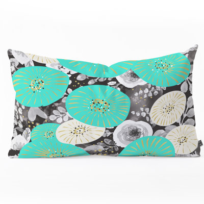 Marta Barragan Camarasa Galaxy of Flowers Lumbar Pillow