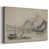 Toile naturelle avec cadre flottant
