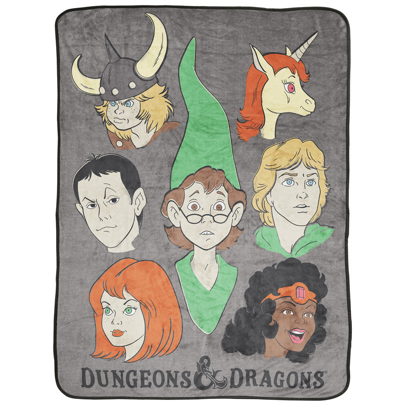 Jeté en soie Dungeons & Dragons