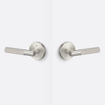 Aspra Round Passage Rosette, Straight Knurled Grip