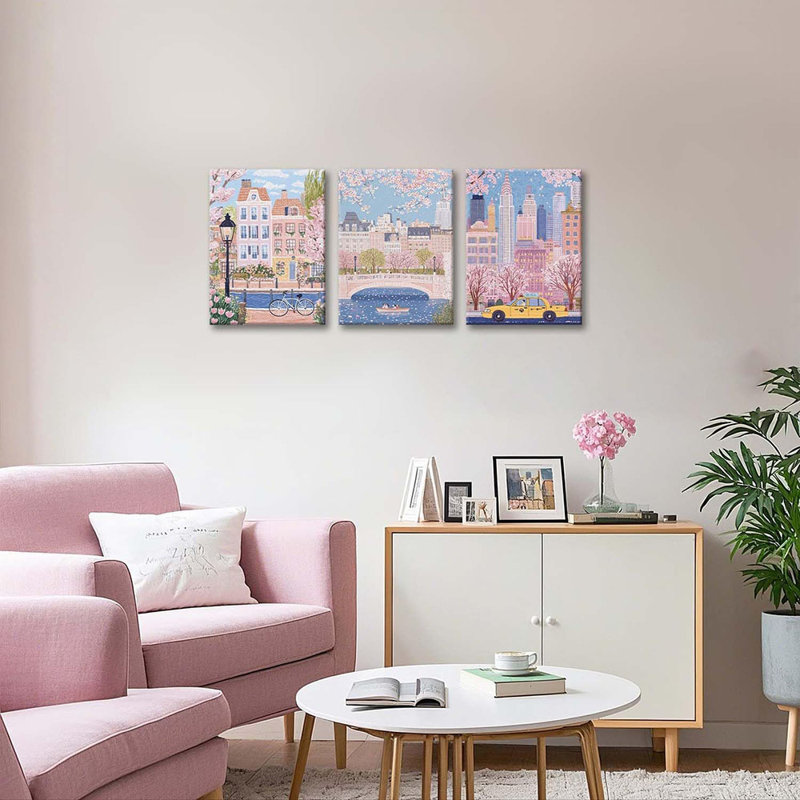3 Piece Wrapped Canvas Print