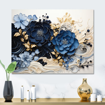 Liquid Ink Spiralscape I - Abstract Spirals Metal Wall Art Living Room