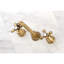 Robinet de salle de bain mural 3 trous Kingston Brass English Country-134384393