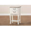 Table de chevet 2 tiroirs Caden