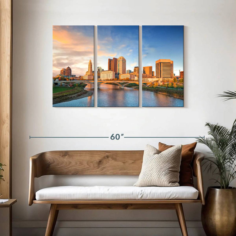 Nicci Columbus Sunset, 28" H x 45" W