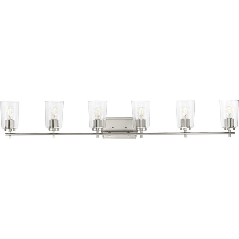 Kowalski 6 - Light Dimmable Vanity Light, Brushed Nickel