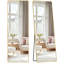 Full Length Mirror, 160 X 50 Cm, Rectangle Full Body Mirror With Stand, Frame Floor Mirror, Tempered Glass, For Bedroom, Living Room, Cloakroom-1064117088