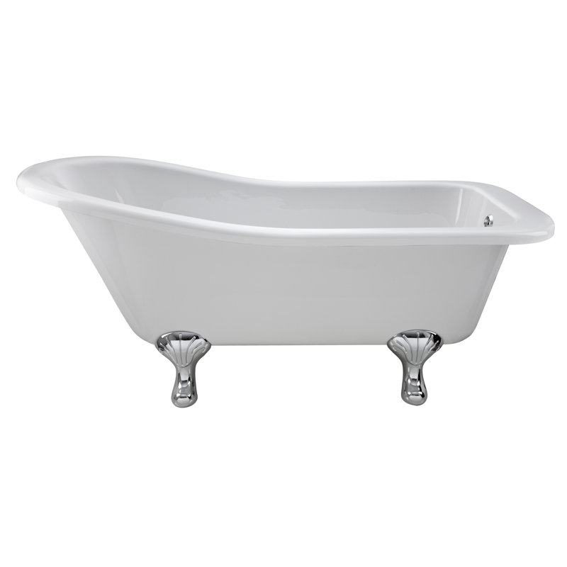 Brockley 1700mm x 730mm Soaking Acrylic Bathtub