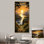 «Sunrise Kid Solutide», art mural bord de mer tropical