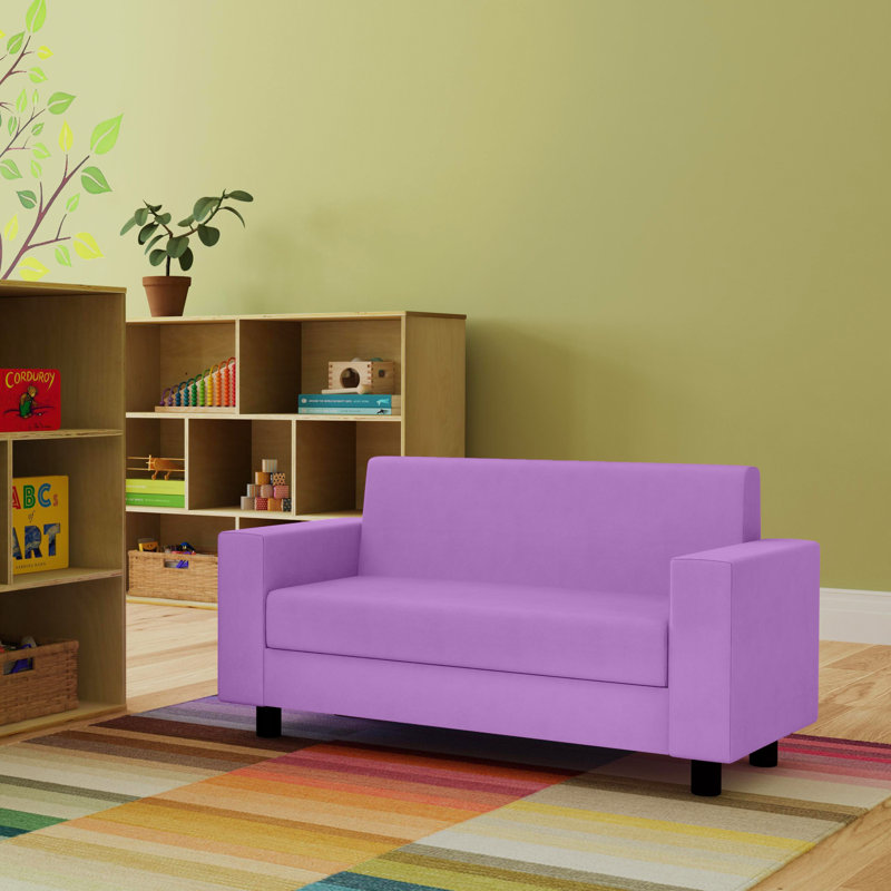 SoftScape Inspired Playtime Kids Classic Sofa, Lavender