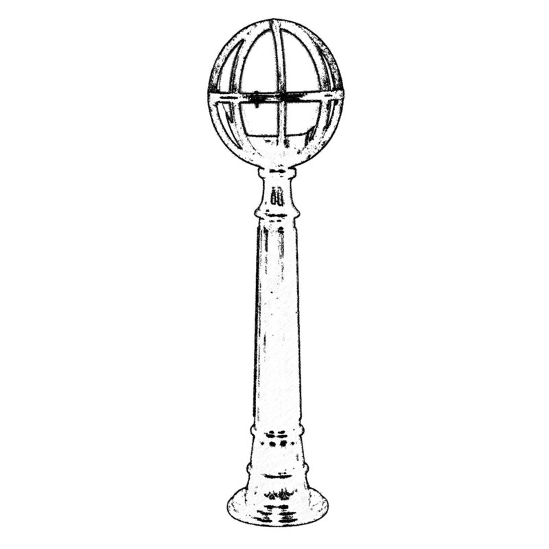 Afriani 95cm Traditional Floor Lamp