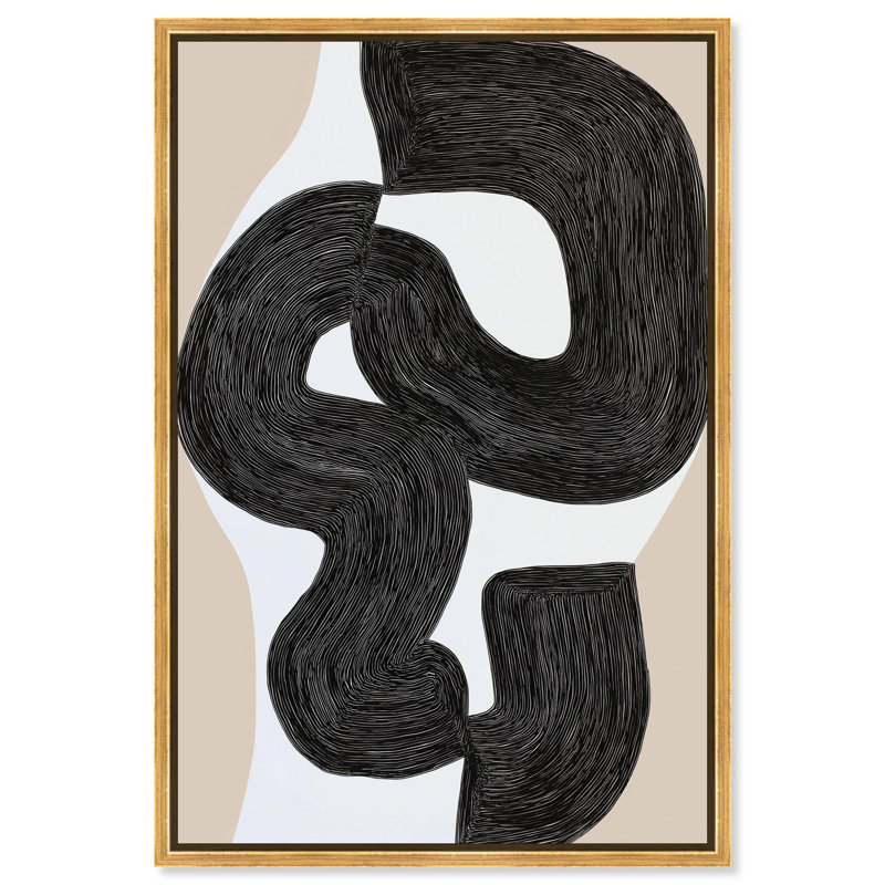 "Formation III", reproduction d'art sur toile par Art Remedy, H 30 po x l 20 po, Cadre doré