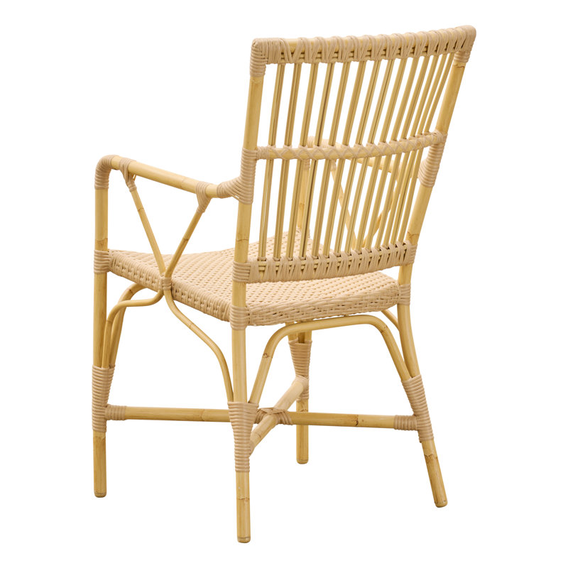 Piano Outdoor Dining Armchair, Natural