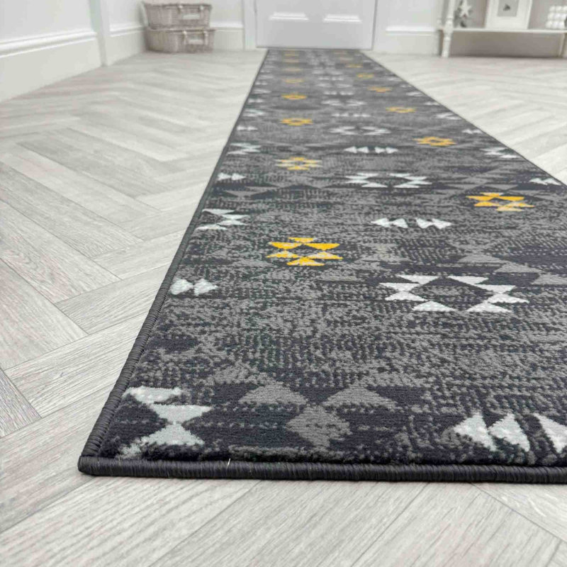 Runner Geometric Area Rug, Runner 70 x 150cm