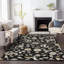 Tapis noir intérieur / extérieur lavable à la machine Chayden ACN1006-99126635