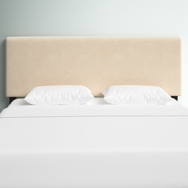Hetherington Upholstered Headboard, King, Classic Pearl Performance Velvet