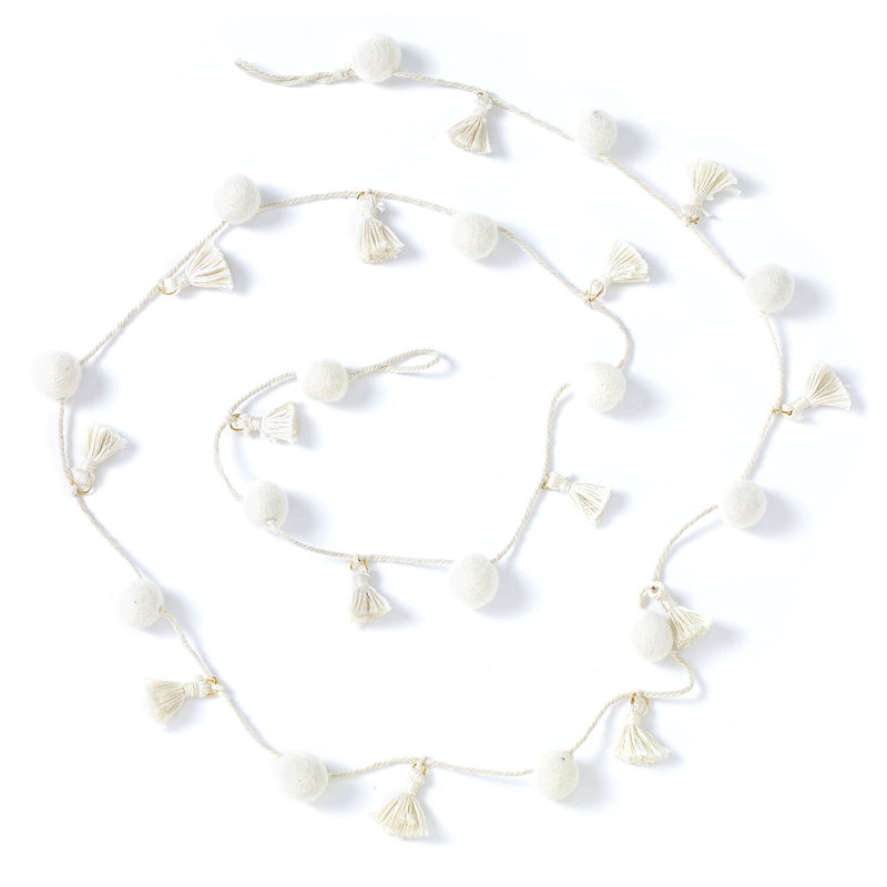 Candy Garland 72", White