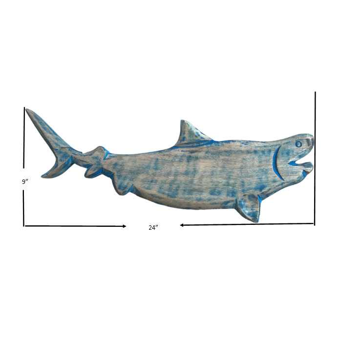 Tigre, requin-tigre - poisson bleu
