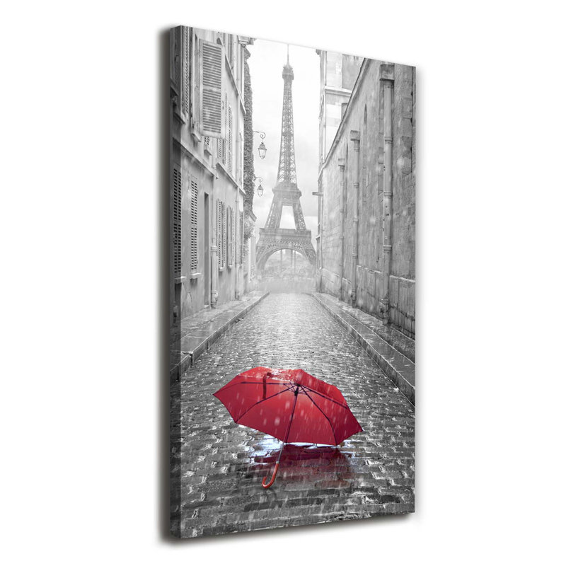 Parasol France - Wrapped Canvas Print