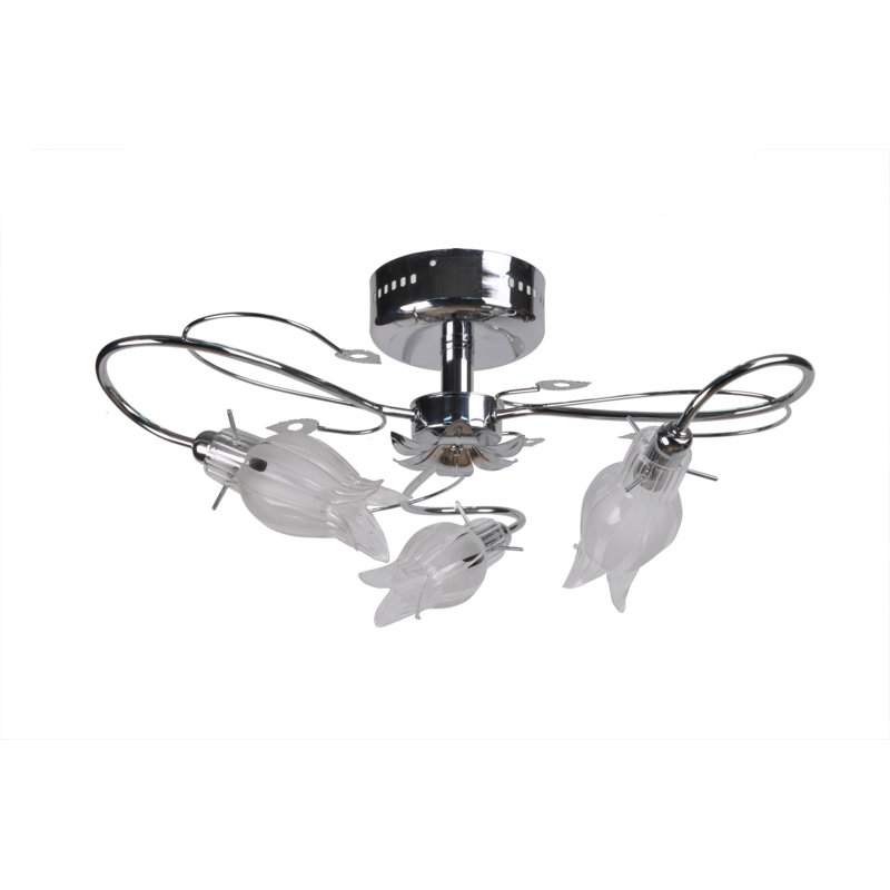 Luminaire suspendu géométrique 3 lumières Caidan