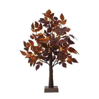 Maple Leaf  Lights Thanksgiving Maple Leaf LED Tree Lights  Festival Party Decoration Illuminated Branches For Home Fall Decor