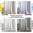 Clem Heavy Faux Linen Light Filtering Curtains For Bedroom & Living Room Curtains - Single Panel Drapes-54831881-54831883