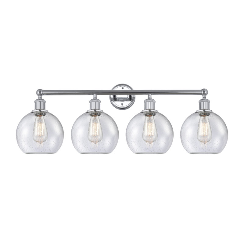 Éclairage pour meuble-lavabo à 4 lumières à intensité variable Ellington, Chrome poli
