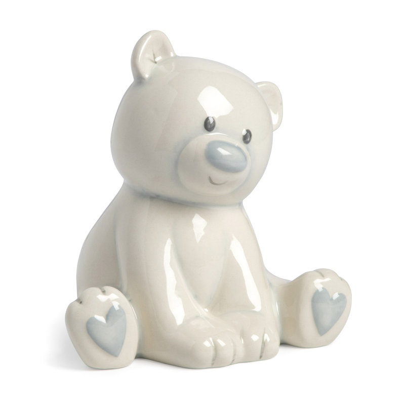 Bayviewpark Animals Piggy Bank, Beige/Blue