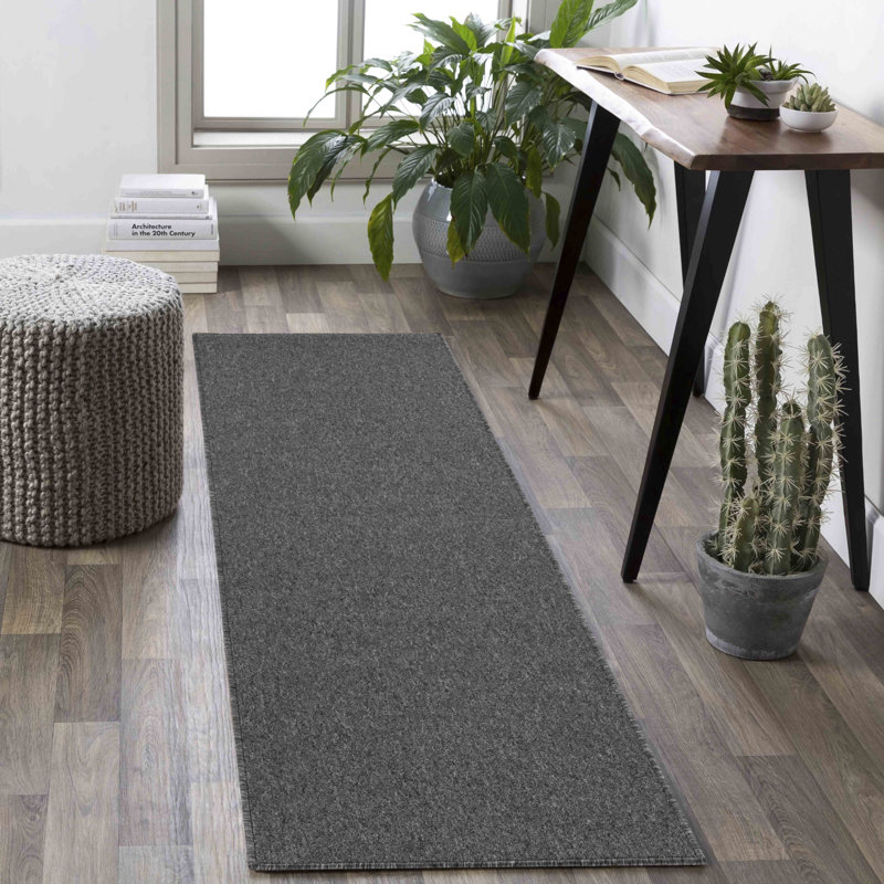 Souta Solid Colour Machine Tufted Shag Area Rug, Rectangle 80 x 150cm