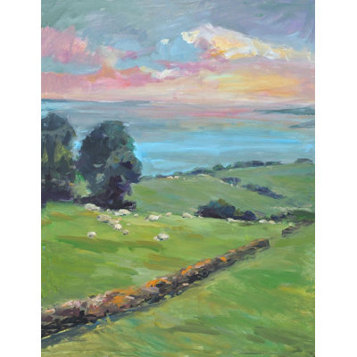 «Fields of Green», reproduction d'affiche par Allayn Stevens (18 x 24) # AS20044