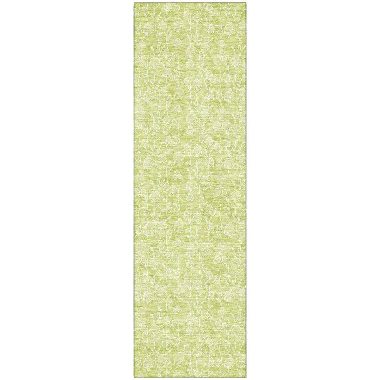 Premium Machine Washable Prisco Aloe Rug