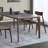 Rock slab log rectangular dining table-1211769958