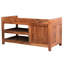 Banc de rangement en bois Ayane
