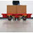 Red Plastic Nestable Skid