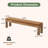 70.87" W Extra Long Solid Wood Upholstered Bench