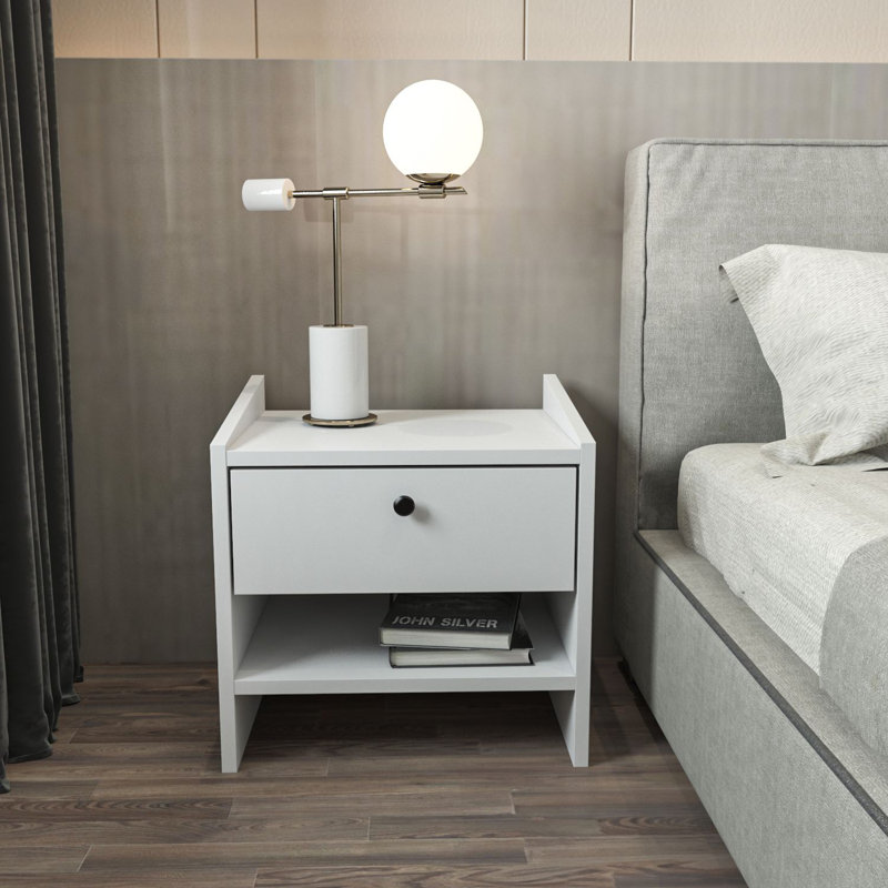 Table de nuit, Blanc