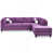 Microfibre mauve sélectionné