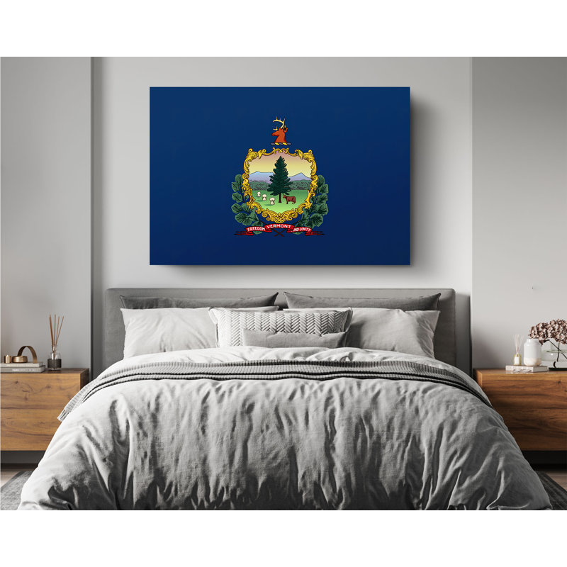 Drapeau d'État du Vermont, L 24 po x H 16 po