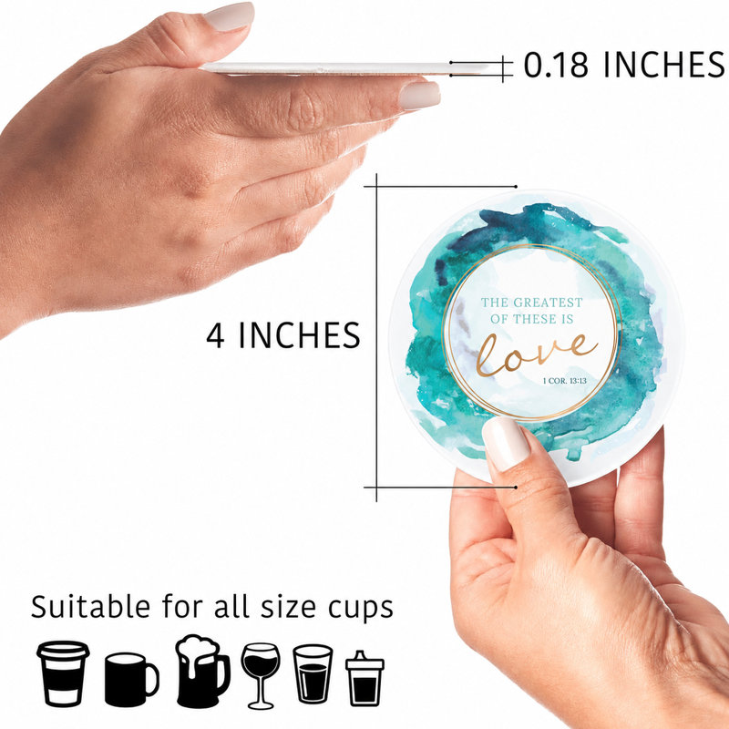 Sous-verre en verre