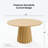 Solid Wood Dining Table Round Pedestal Kitchen Table-488293328-488293334