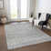 Machine Washable Indoor/Outdoor Xhevrie Gray Rug